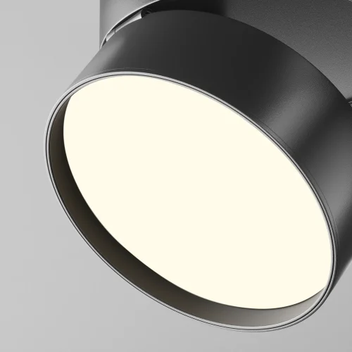 Светильник накладной LED Onda C024CL-18W4K-B-1 Maytoni чёрный 1 лампа, основание чёрное в стиле хай-тек современный круглый фото 2