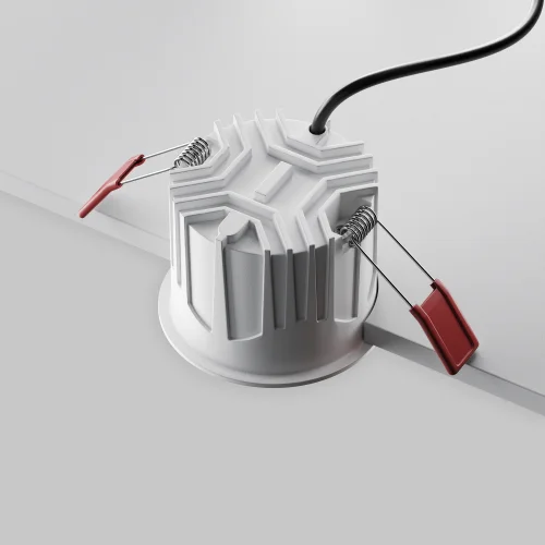 Светильник точечный LED Alfa LED DL043-01-15W3K-RD-W-1 Maytoni белый на 1 лампу, основание белое в стиле современный хай-тек круглый фото 10