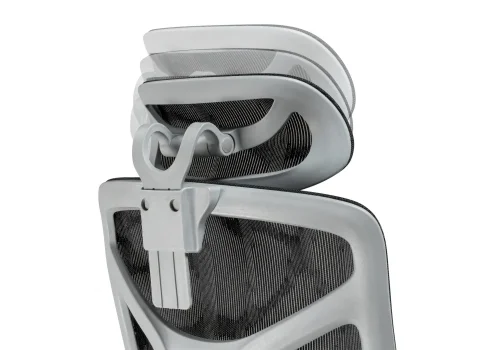 Компьютерное кресло Samur black / gray 15818 Woodville, чёрный/сетка, ножки/металл/хром, размеры - *1370***700*700 фото 11