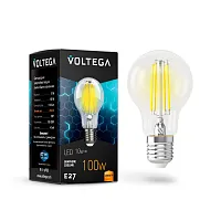Лампа светодиодная Crystal 7102 Voltega VG10-А1E27warm10W-F  E27 10вт