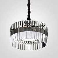 Светильник подвесной ImperiumLoft BRCH9072-40 109537-30 ImperiumLoft прозрачный 4 лампы, основание чёрное в стиле арт-деко фьюжн американский современный 