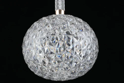 Светильник подвесной LED Dorote APL.036.16.11 Aployt прозрачный 1 лампа, основание золотое в стиле современный  фото 5