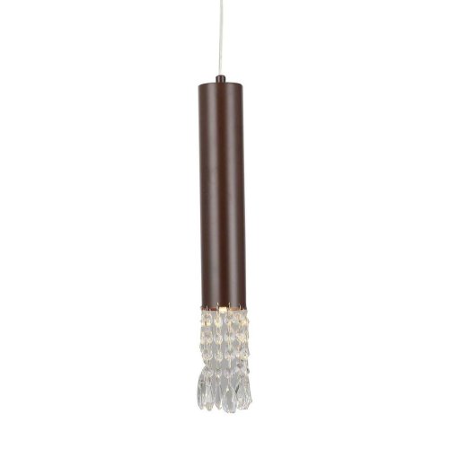 Светильник подвесной Merger 2919-1P F-promo прозрачный коричневый 1 лампа, основание коричневое в стиле современный  фото 4