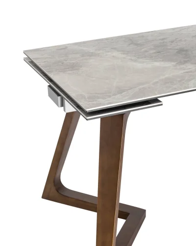 Стол обеденный Артизан, раскладной, 140-200*90, керамика УТ000034993 Stool Group столешница серая из керамика фото 2