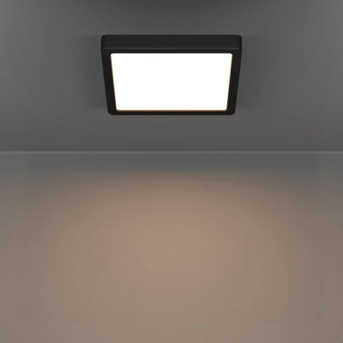 Светильник потолочный LED Fueva 901329 Eglo белый на 1 лампу, основание чёрное в стиле современный квадратный фото 7 Светильник потолочный LED Fueva 901329 Eglo белый на 1 лампу, основание чёрное в стиле современный квадратный фото 7