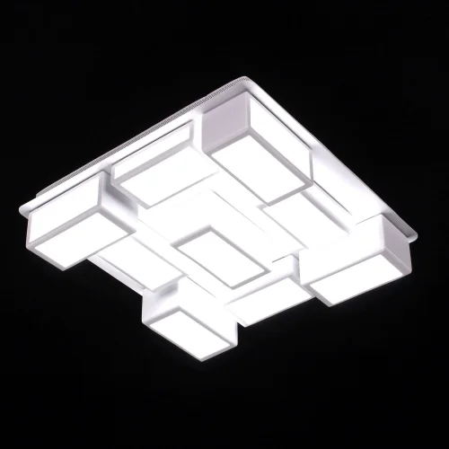 Светильник потолочный LED Синто CL711135 Citilux белый серый серебряный 1 лампа, основание хром серое в стиле современный  фото 2