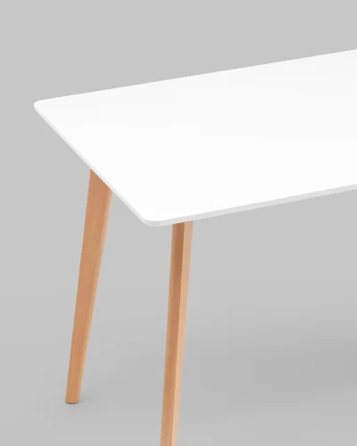 Стол обеденный FRANK NEW 120*80, белый УТ000038924 Stool Group столешница белая из мдф фото 4