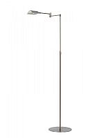 Торшер LED Nuvola 19765/09/12 Lucide  матовый хром 1 лампа, основание матовое хром в стиле современный
