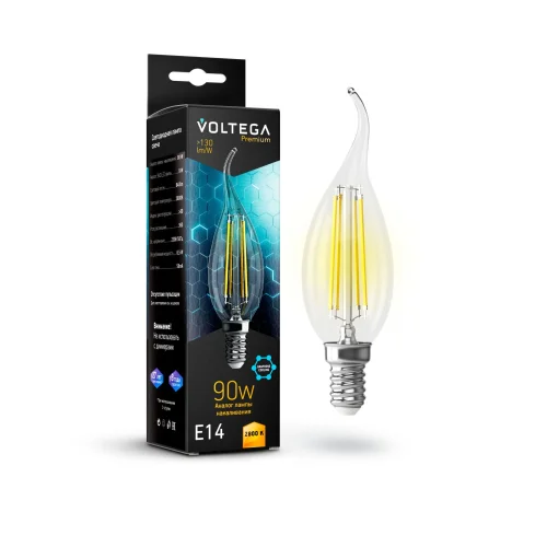 Лампа LED Crystal Graphene 7132 Voltega VG10-CW35E14warm9W-F  E14 6,5вт