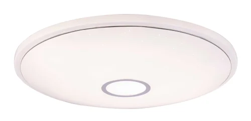 Светильник потолочный LED с пультом Connor 41386-30 Globo белый 1 лампа, основание белое в стиле хай-тек современный с пультом