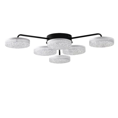 Люстра потолочная LED с пультом Didana 8236/6CL Lumion чёрная на 1 лампу, основание чёрное в стиле современный с пультом фото 7