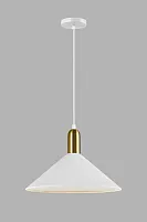 Светильник подвесной Forli V10439-1P Moderli белый 1 лампа, основание белое в стиле современный лофт 