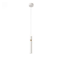 Светильник подвесной LED sensor Tuore SL1592.503.01 ST-Luce белый 1 лампа, основание белое в стиле хай-тек трубочки