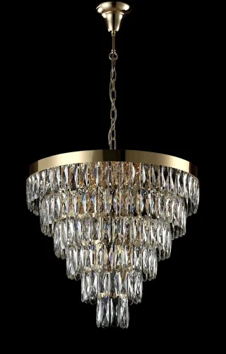 Люстра подвесная хрустальная ABIGAIL SP-PL15 D620 GOLD/TRANSPARENT Crystal Lux прозрачная на 15 ламп, основание золотое в стиле классический  фото 3