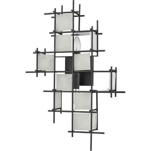 Бра Center VL1212W02 Vele Luce чёрный на 2 лампы, основание чёрное в стиле современный 