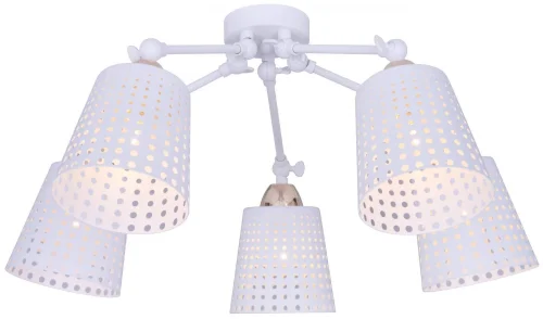 Люстра потолочная Kristiana TL1154-5D Toplight белая на 5 ламп, основание белое в стиле современный 