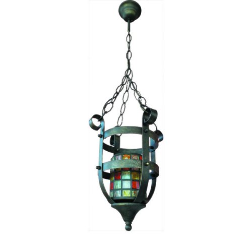 Светильник подвесной Верона-1 Тарсьма без плафона 1 лампа, основание коричневое в стиле кантри 