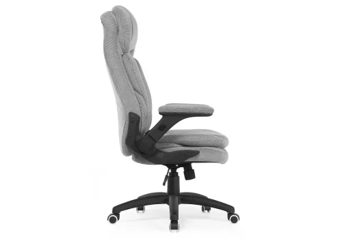 Компьютерное кресло Kolum серое 11678 Woodville, серый/ткань, ножки/пластик/чёрный, размеры - *1310***710*860 фото 4