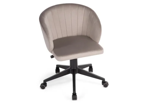 Компьютерное кресло Пард светло-коричневый 464229 Woodville, бежевый/велюр, ножки/пластик/чёрный, размеры - *870***590*600 фото 6