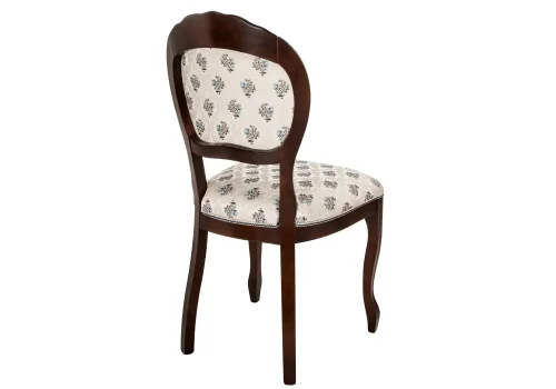 Деревянный стул Джованни 373897 Woodville, бежевый/ткань, ножки/массив бука дерево/орех, размеры - ****500*590 фото 8