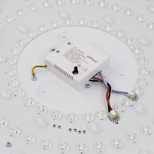 Светильник потолочный LED RGB с пультом Купер CL72495G0 Citilux белый 1 лампа, основание белое в стиле современный хай-тек минимализм с пультом фото 8