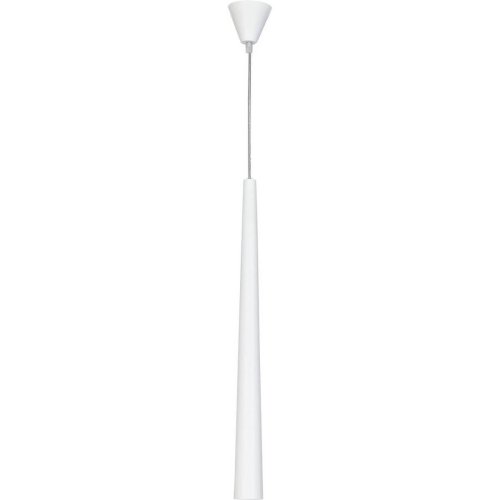 Светильник подвесной Quebeck White 5403-NW Nowodvorski белый 1 лампа, основание белое в стиле минимализм трубочки