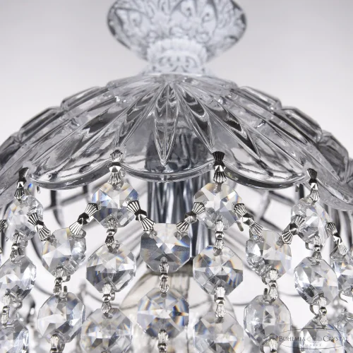 Светильник подвесной AL16781/16 WMN Balls Bohemia Ivele Crystal прозрачный 1 лампа, основание никель прозрачное в стиле классический balls фото 5