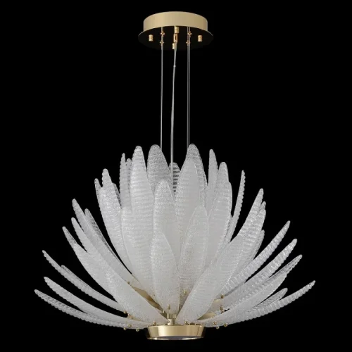 Люстра подвесная ARTICHOKE SP8+1 GOLD Crystal Lux прозрачная на 8 ламп, основание золотое в стиле классический фото 2 Люстра подвесная ARTICHOKE SP8+1 GOLD Crystal Lux прозрачная на 8 ламп, основание золотое в стиле классический фото 2