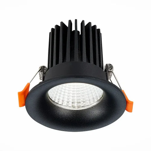 Светильник точечный LED St703 ST703.448.10 ST-Luce чёрный 1 лампа, основание чёрное в стиле хай-тек современный 