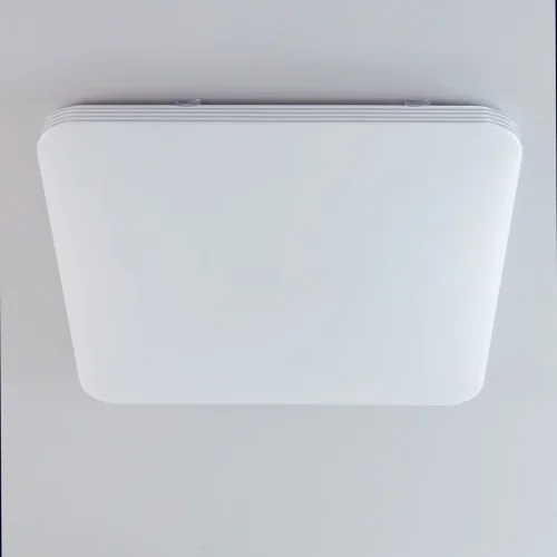 Светильник потолочный LED с пультом Симпла CL714K900G Citilux белый 1 лампа, основание белое в стиле современный квадраты фото 2