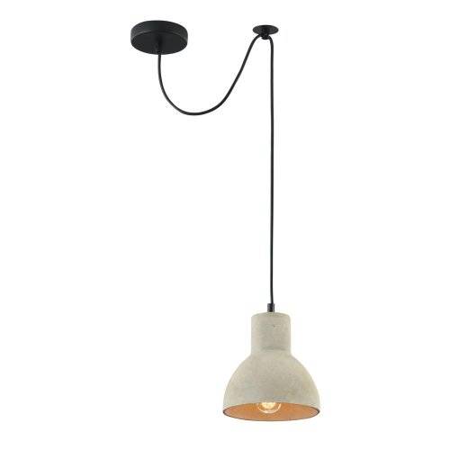 Светильник подвесной лофт Broni T434-PL-01-GR Maytoni серый 1 лампа, основание серое в стиле лофт 