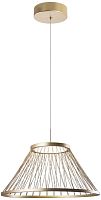 Светильник подвесной LED Fibra 4634-6P Favourite золотой на 6 ламп, основание золотое в стиле современный 