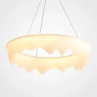 Люстра подвесная ODDLY C D65 220268-23 ImperiumLoft белая на 1 лампу, основание белое в стиле современный скандинавский минимализм 