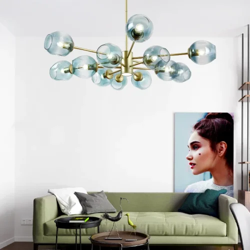 Люстра на штанге MARINE D85 Black/Transparent 193750-26 ImperiumLoft прозрачная на 8 ламп, основание чёрное в стиле современный фото 14 Люстра на штанге MARINE D85 Black/Transparent 193750-26 ImperiumLoft прозрачная на 8 ламп, основание чёрное в стиле современный фото 14