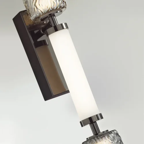 Бра LED Kliff 5427/13WL Odeon Light янтарный серый белый на 1 лампа, основание чёрное в стиле современный  фото 5