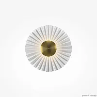 Бра LED Fiore MOD233WL-L11BS3K Maytoni латунь белый 1 лампа, основание латунь в стиле современный отражённый свет