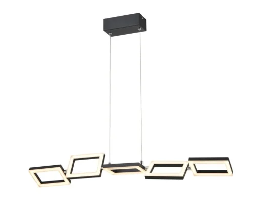 Светильник подвесной LED Retta VL7012P05 Vele Luce серый чёрный на 1 лампу, основание серое чёрное в стиле хай-тек фото 3