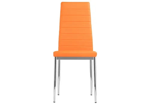 Стул на металлокаркасе DC2-001 orange 11818 Woodville, оранжевый/искусственная кожа, ножки/металл/хром, размеры - ****410*450 фото 8
