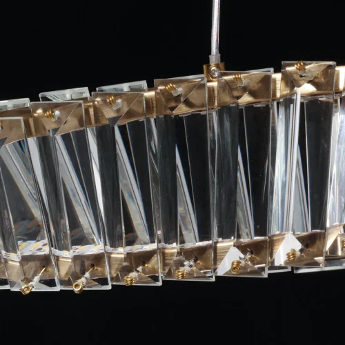 Светильник подвесной LED Гослар 498017301 MW-Light прозрачный 1 лампа, основание латунь в стиле классический  фото 7