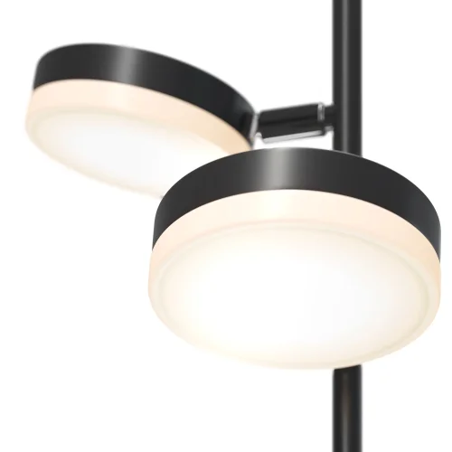 Торшер LED Fad MOD070FL-L12B3K Maytoni чёрный белый на 2 лампы, основание чёрное в стиле современный фото 8