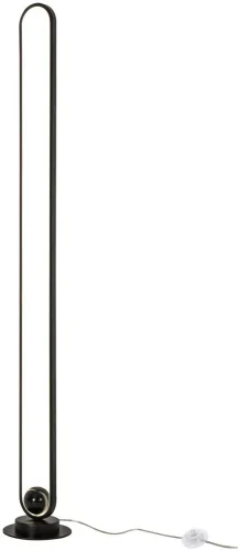 Торшер LED Altus 4220-1F F-promo чёрный на 1 лампу, основание чёрное в стиле современный 