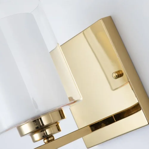 Бра Plexus 2963-1W Favourite прозрачный белый на 1 лампа, основание золотое в стиле современный  фото 2