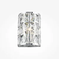 Бра Gelid MOD184-WL-01-CH Maytoni прозрачный на 1 лампу, основание хром в стиле современный 