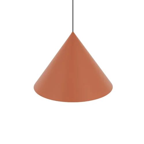 Светильник подвесной Zenith L 11483-NW Nowodvorski терракотовый на 1 лампу, основание терракотовое в стиле современный фото 3