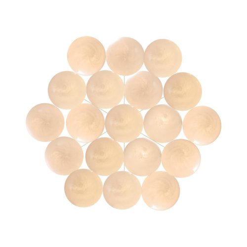 Люстра подвесная Magia 7109/19 Odeon Light белая на 19 ламп, основание белое в стиле хай-тек шар фото 3