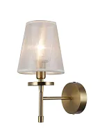 Бра Faith 694/1A Gold Escada белый 1 лампа, основание золотое в стиле современный 
