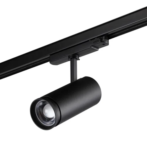 Трековый светильник трёхфазный LED Nail 359584 Novotech чёрный для шинопроводов серии Nail чёрный фото 7