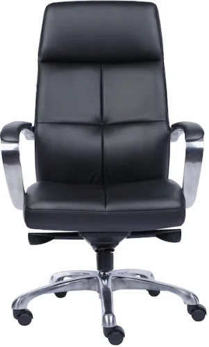 Офисное кресло Madrid Кожаное Черный EP-222 leather Black Everprof, чёрный/кожа, ножки//, размеры - 1180*1240***650* фото 3