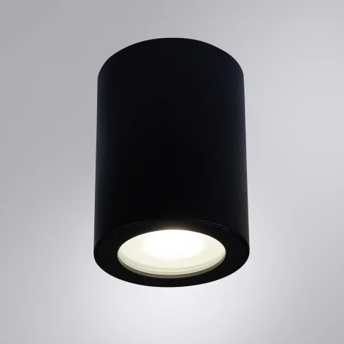 Светильник накладной Tino A1468PL-1BK Arte Lamp чёрный 1 лампа, основание чёрное в стиле современный круглый фото 2
