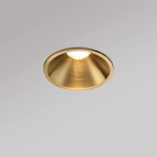 Светильник точечный Nova 359850 Novotech бронзовый на 1 лампу, основание бронзовое в стиле хай-тек круглый фото 8